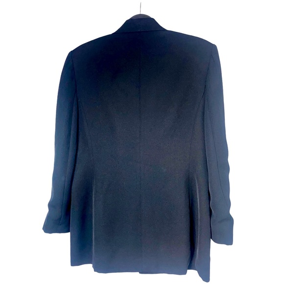 Ingenuity Black Oversized One Button Blazer Size 10 Vintage - Picture 3 of 6